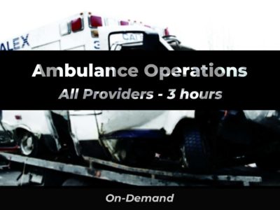 Ambulance Operations All Providers