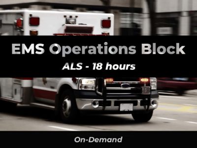 EMS Operations Block ALS