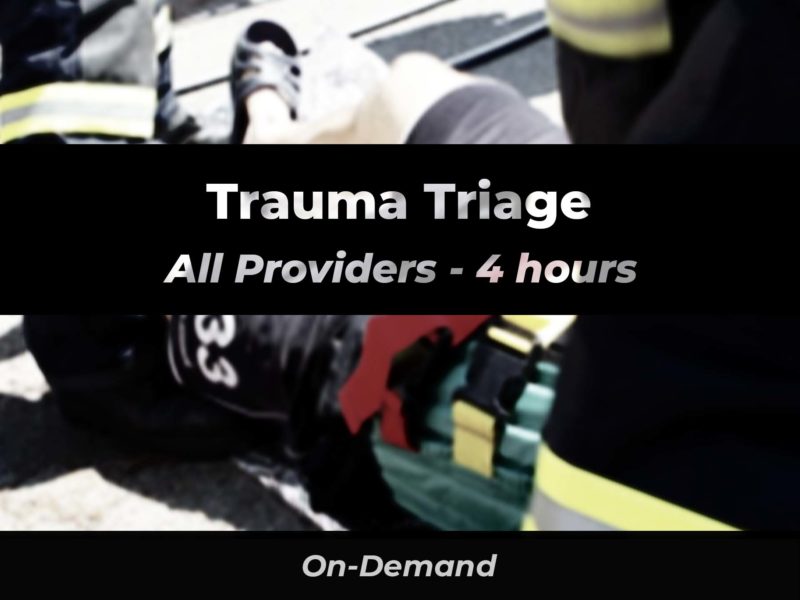 Trauma Triage All Providers