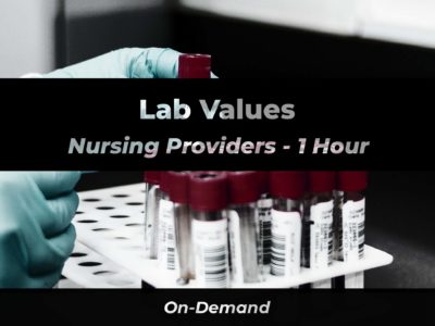 Lab values nursing
