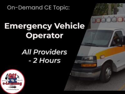 Emergency Vehicle OperatorAll Providers | 911 e-Learning Solutions, LLC